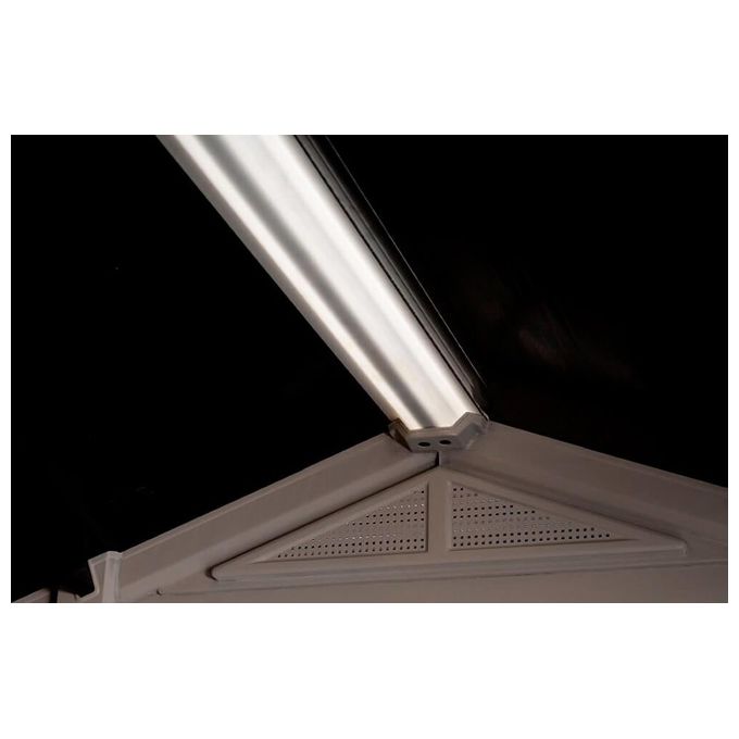 Keter Casetta da Giardino Factor 4X6 in Resina 129,5x188,5x216,5h Beige