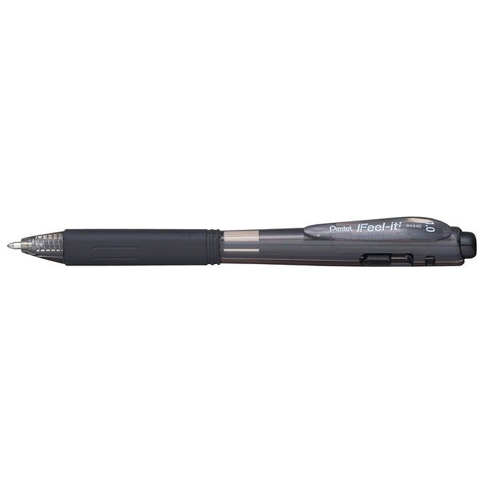 Pentel Confezione 12 Penne a Sfera Wow Feel-it 1,0mm Nero