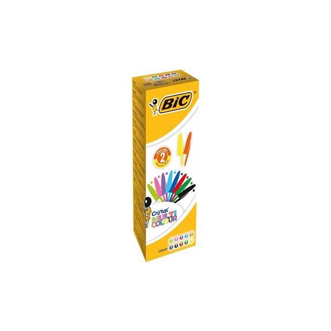 Bic Confezione 20 Penne Cristal Colori Assortiti 1,6mm