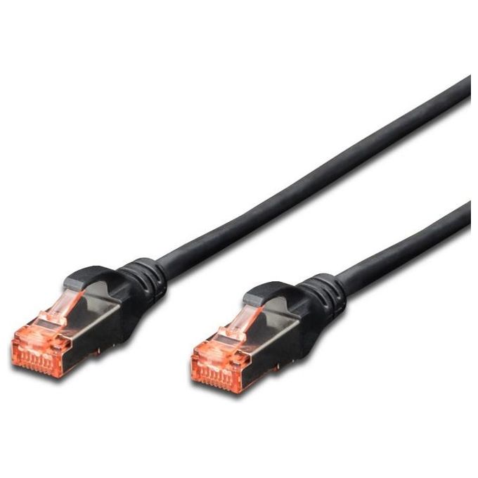Wp Europe Cavo di Rete Patch S-Ftp Cat.6 lshf Nero 1mt