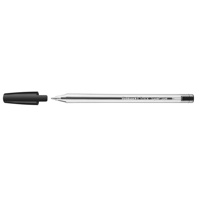 Pelikan Confezione 50 Penne a Sfera Stick Super Soft Nere