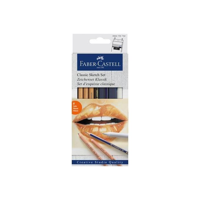 Faber Castell Confezione 6 Matite Goldfaber Sketch Set
