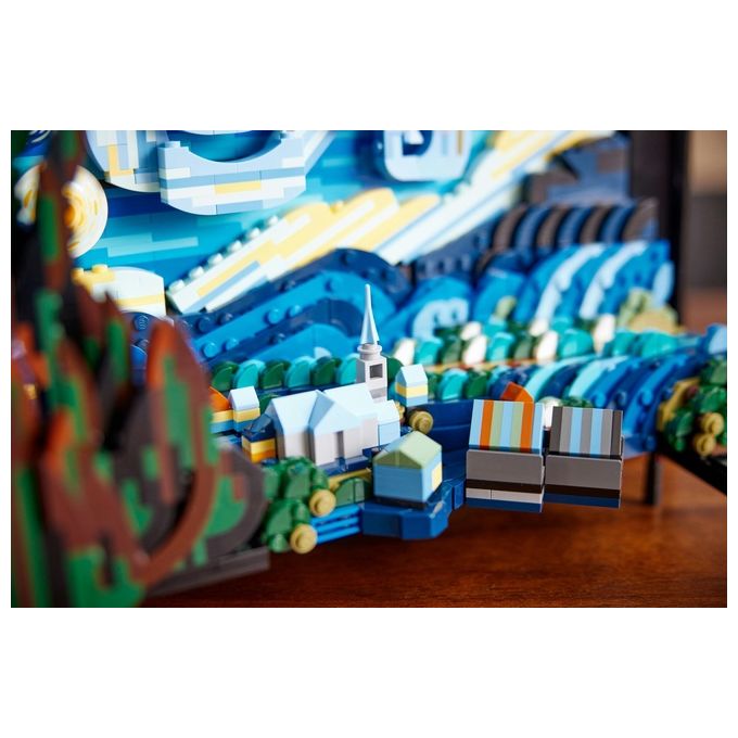 LEGO Ideas set costruzione 3D notte stellata di Van Gogh 2316 pezzi per adulti 21333