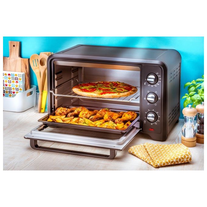 Moulinex OPTIMO 60L OX495 Forno Elettrico 7 Modalita' di Cottura 2200W Design Moderno Nero