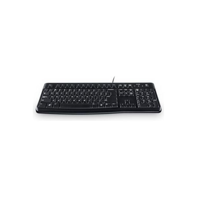 Logitech K120 Tastiera Cablata Business per Windows-Linux Ceco Nero