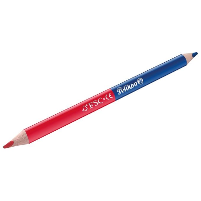 Pelikan Confezione 12 Matite Bicolore in Legno