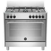 La Germania Americana AMN965EXV-24 Cucina a Gas 5 Fuochi Forno Elettrico Multifunzione 117 Litri Acciaio Inossidabile Classe Energetica A