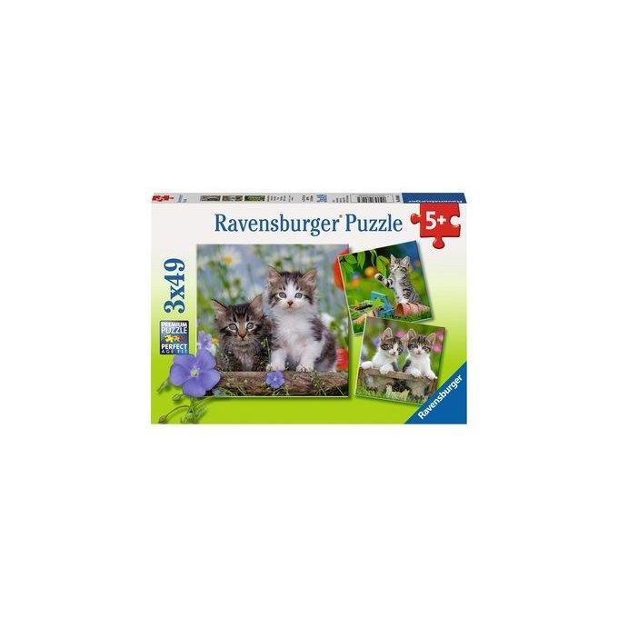 Puzzle 3X49 Generi Con Gatos