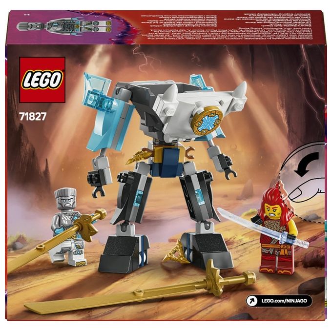 LEGO Kit Costruzione Mech di Battaglia Zane Ninjago 71827 Blocchi Costruibili Avventura Creativa