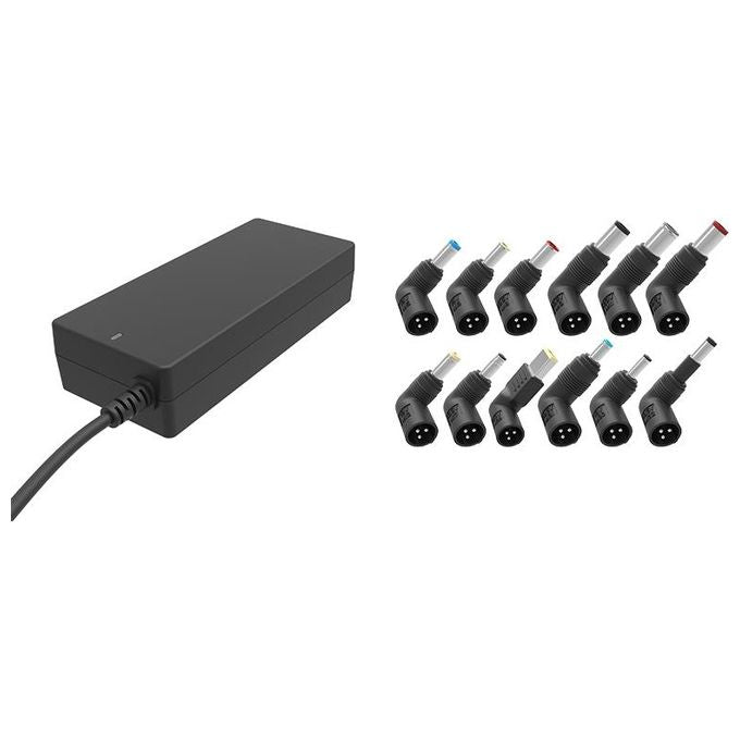 Itek Alimentatore Universale per Notebook 90W con 12 Connettori 100-240VAC 15-20VDC