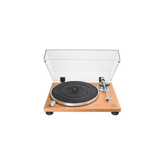 Audio-Technica AT-LPW30 Giradischi con base in legno con trasmissione a cinghia manuale e Edifier R1280DB Diffusori da Scaffale Azionati Via Bluetooth