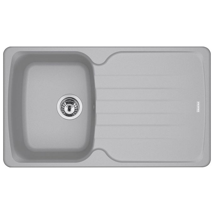 Franke Antea AZG 611-86 Lavello Fragranite Alluminio  da incasso Gocciolatoio Reversibile 1 Vasca 86x50cm 114.0489.937