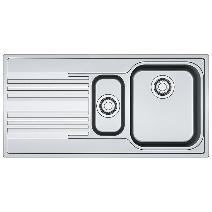 Franke Lavello Inox SRX 651 3 1-2 WWK gocciolatoio a sinistra 1 Vasca + vaschetta + scolapiatti 100 cm 101.0356.888
