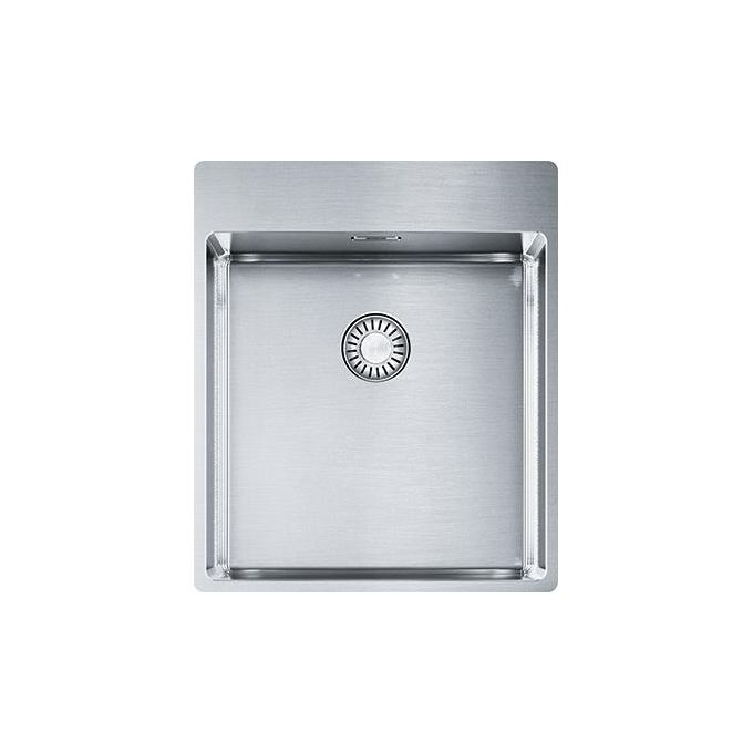 Franke BXX 210-40 Box Lavello Acciaio Inox Spazzolato da incasso Semifilo-Filotop 1 Vasca acciaio inox 43x51cm 127.0369.288
