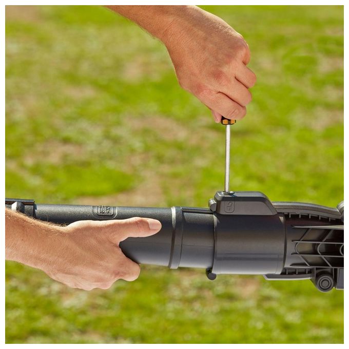 Black+Decker Aspiratore e Soffiatore Elettrico 3 in 1 2600W Beblv260-Qs per Macchine da Giardino e Soffiatori
