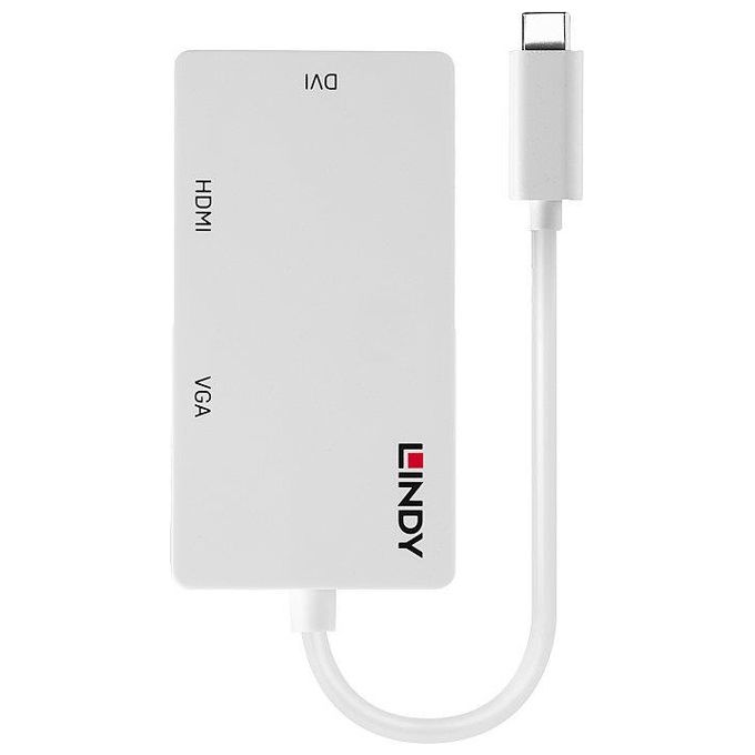 Lindy Converter Usb 3.1 Tipo C a Hdmi-Dci-Vga