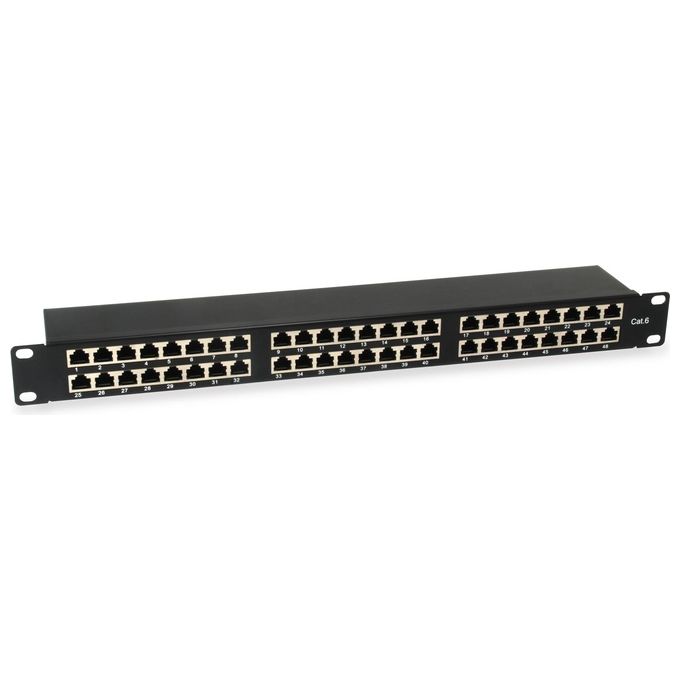 Equip Cat.6 Patch Panel 48-Port 19 Inch 1