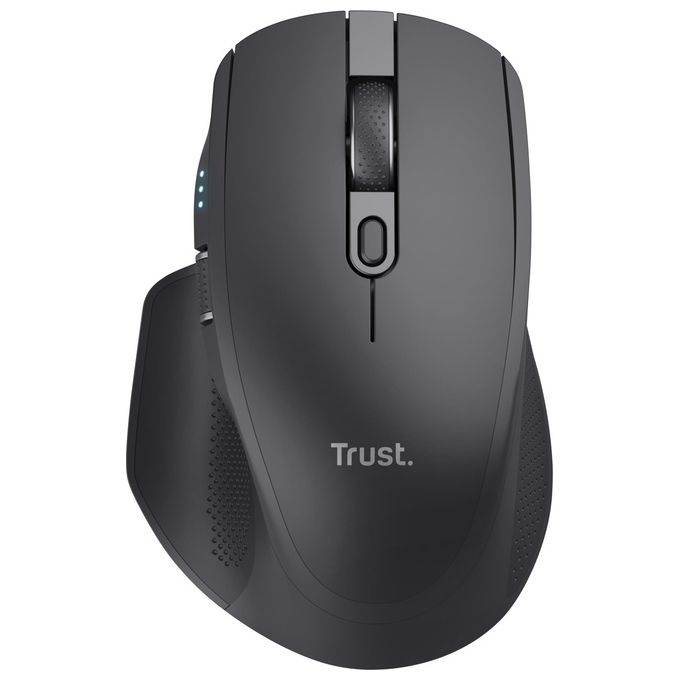 Trust Ozaa Mouse Mano destra RF senza fili  Bluetooth Ottico 3200 DPI Nero