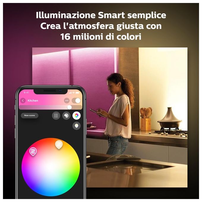 Philips Hue Play Lampada Led Connessa Bianco 1 Pezzo