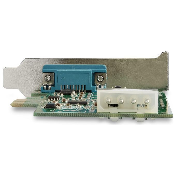 StarTech.com Scheda Adattatore Seriale PCI Express a RS232 a 4 Porte con UART 16950