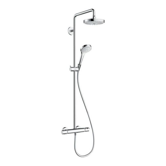 Hansgrohe Croma 110 Select S 27254 Colonna Doccia Bianco-Cromo