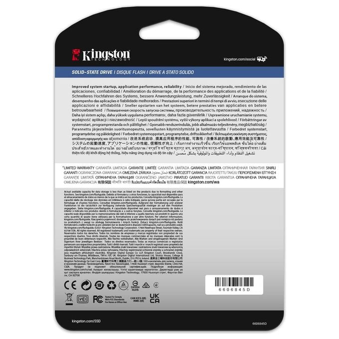Kingston DC600M Ssd 480Gb 2.5'' Enterprise Sata