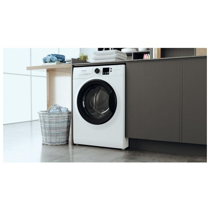 Hotpoint NF825WK IT Lavatrice carica frontale 8 Kg Classe B Profondita' 60 cm Centrifuga 1200 giri Funzione Vapore Motore Inverter