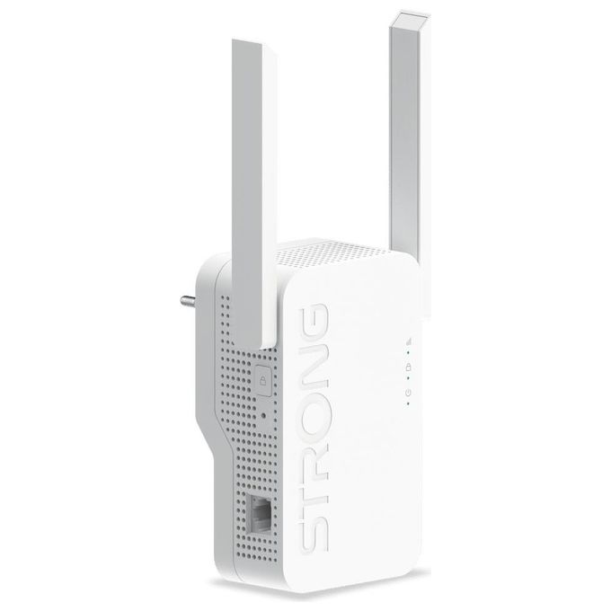 Strong Repeater AX 3000 Ripetitore Wi-Fi 6 Dual Band WiFi Extender Amplificatore Segnale WiFi Range con 1 Porta Gigabit Ethernet Compatibile con Tutti i Box Internet