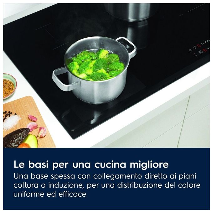Electrolux E3SS Set di Pentole 3 Pezzi