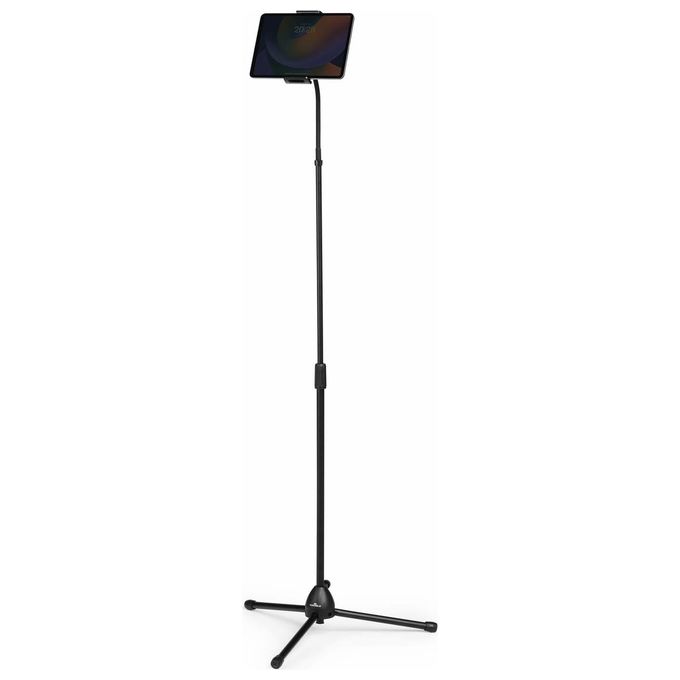 Durable Supporto per Tablet da Pavimento TWIST FLOOR da 4.7 a 13 Pollici Nero