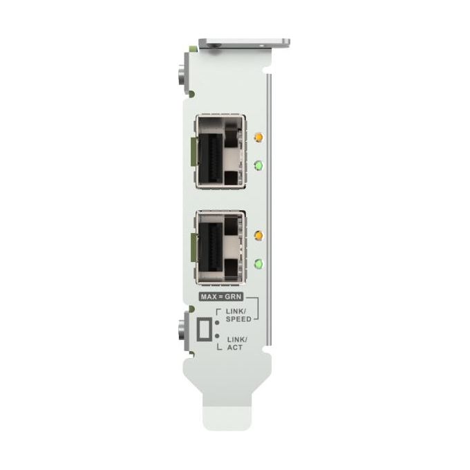 Qnap QXG-25G2SF-E810 Scheda di Rete e Adattatore Interno Fibra 25000 Mbit-s