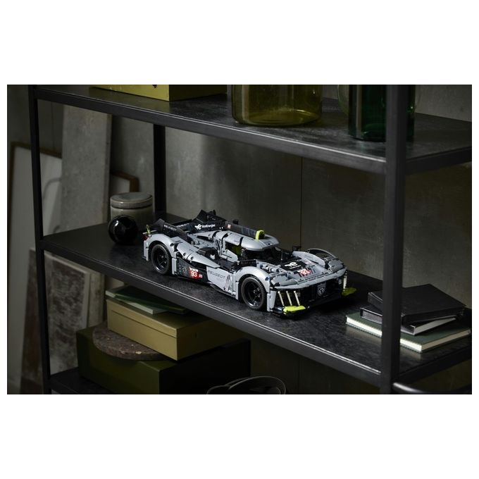 LEGO Technic 42156 PEUGEOT 9X8 24H Le Mans Hybrid Hypercar, Modellino di Auto da Corsa per Adulti Scala 1:10, Set da Collezione