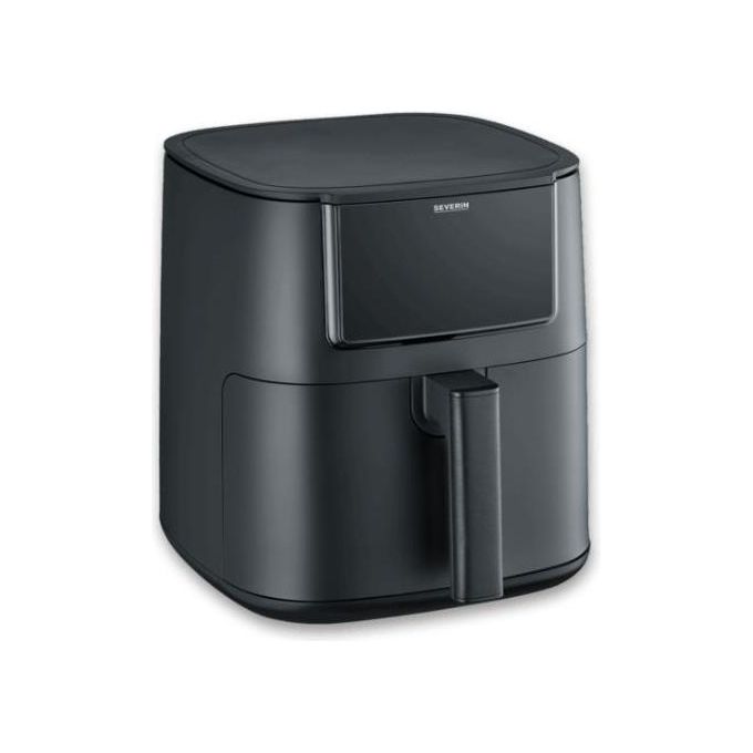Severin FR2462 Friggitrice ad Aria Calda XXL 1700W 7 Litri Display Touch 12 Programmi Mantenimento Caldo Funzione Memoria Rivestimento Ceramica 290 x 387 x 310 cm Nero