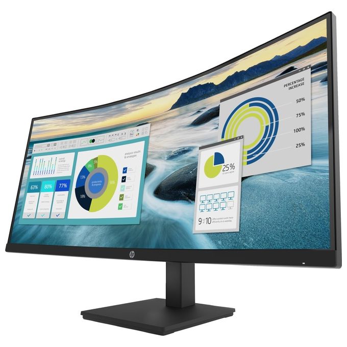 HP Monitor Flat 34'' P34hc G4 WQHD Usb-C Curved Monitor