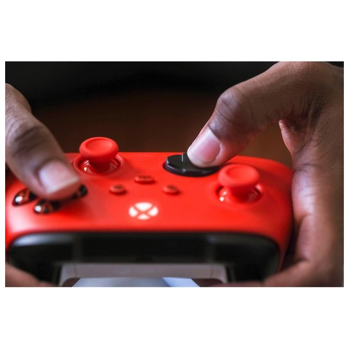 Microsoft Pulse Red Rosso Bluetooth-Usb Gamepad Analogico-Digitale per Xbox-Xbox One-Xbox Series S-Xbox Series X