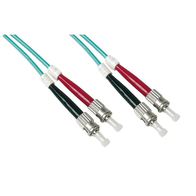 Link cavo fibra ottica st a st multimode duplex om3 50-125 mt.1