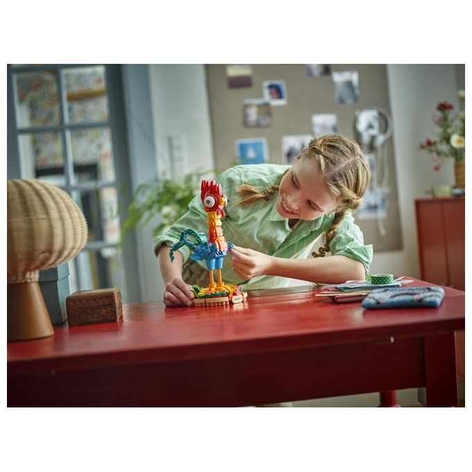 LEGO Heihei ǀ Disney dal Film Vaiana 2 Modello di Animale da Costruire con Parti Snodabili e Espositore Giochi per Bambini e Bambine da 9 Anni in su Idea Regalo di Compleanno da Collezione 43272