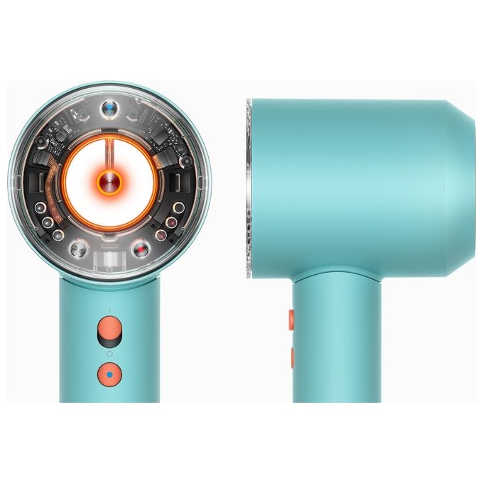 Dyson Super Sonic Nural Asciugacapelli 1600W 4 Temperature con Accessori Acquamarina