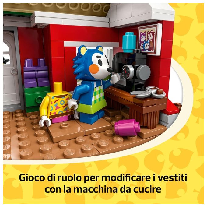 LEGO 77055 Animal Crossing - La sartoria delle Sorelle Ago e Filo, Set da Costruzione 322 Pezzi con Minifigure di Mabel e Sasha, Eta' 6+