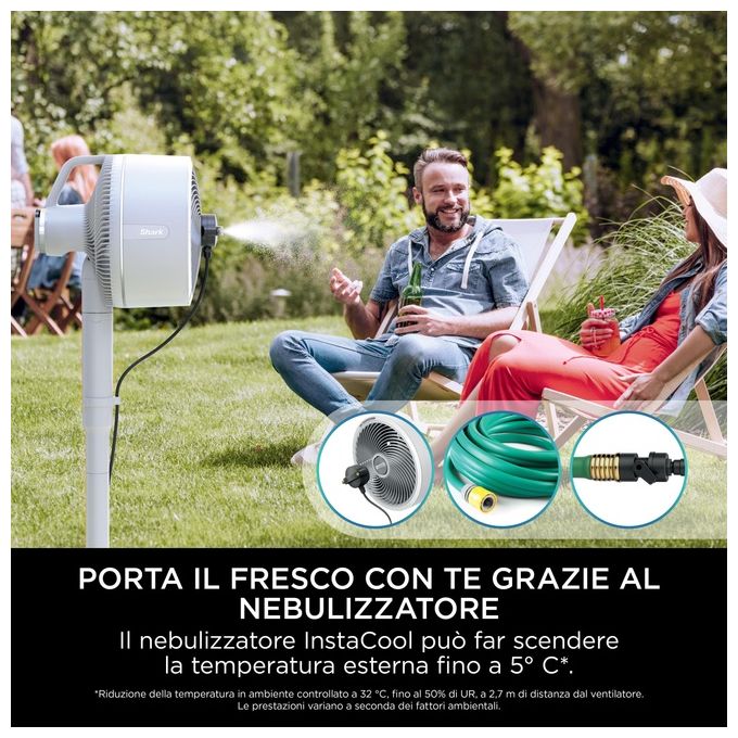 Shark FA220EU FlexBreeze Ventilatore ad Alta Velocita'