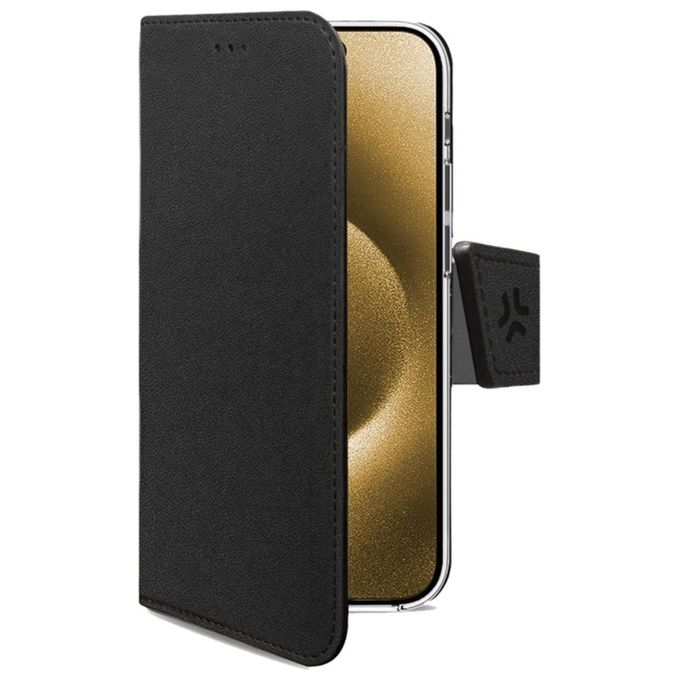 Celly Wally Case per iPhone 16 Plus Nero