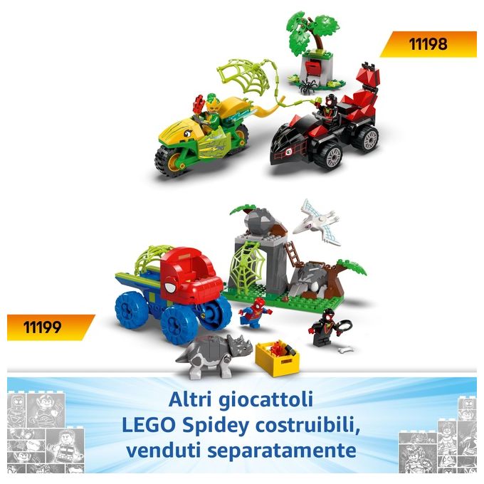 LEGO Set Battaglia con il Raptor al Quartier Generale Sull'albero di Spider-Man