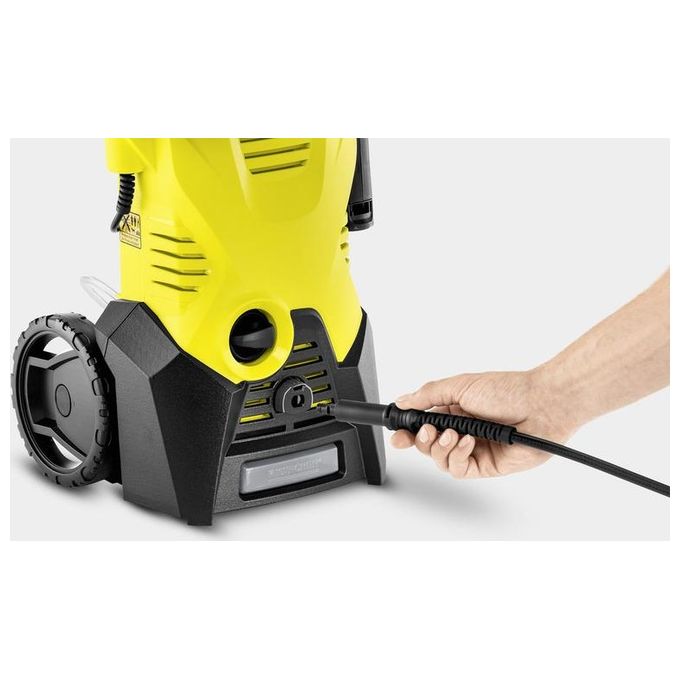 Idropulitrice Kärcher K 3 da 120 Bar, 2 Lance: 1 Ugello MangiaSporco + 1 Vario Power, Serbatoio detergente e erogazione dalla lancia + Tubo alta pressione 6m