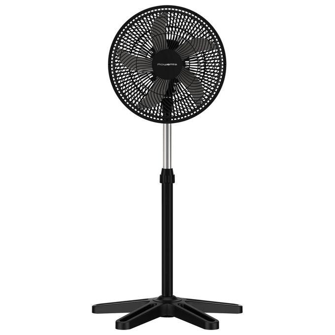 Rowenta Turbo Essential Ventilatore a Piantana Nero modello VU3110F0 per un'efficace climatizzazione domestica