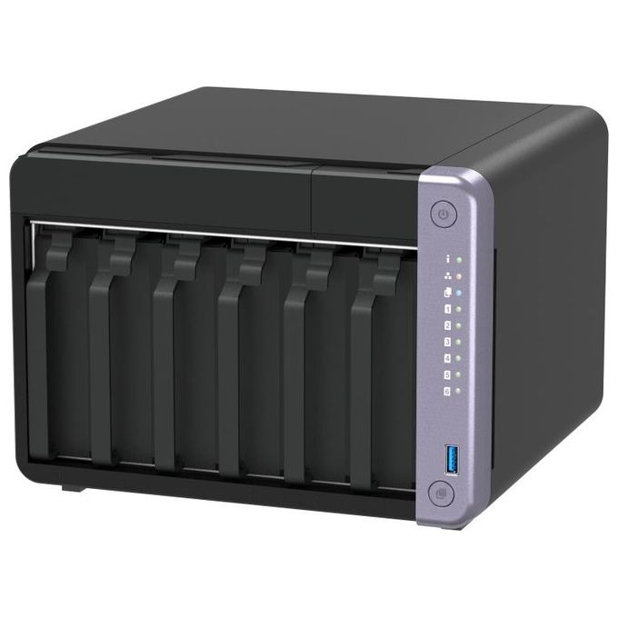 Qnap TS-632X-4G Server Nas e di Archiviazione Tower Alpine Alpine Al-524 4Gb Ddr4 Qnap Qts Nero