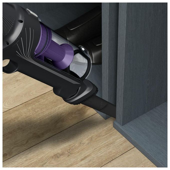 Rowenta RH6A35 Aspirapolvere Senza Filo Ciclonico Aspirapolvere Senza Sacco Potenza 140 Watt colore Viola e Argento