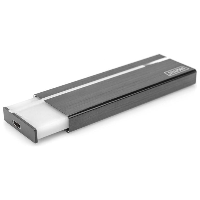 Digitus Alloggiamento Ssd Esterno Usb Type-C 3.1 M.2 Nvme Senza Attrezzi Alloggiamento in Alluminio Key M o Key B+M