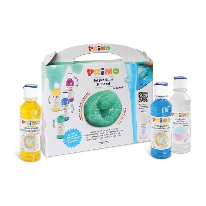 Primo Kit Slime 4 Colle 240ml e 1 Attivatore