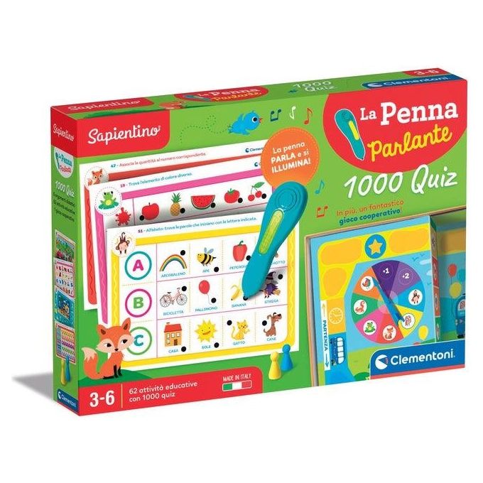 Clementoni Sapientino La Penna Interattiva 1000 Quiz