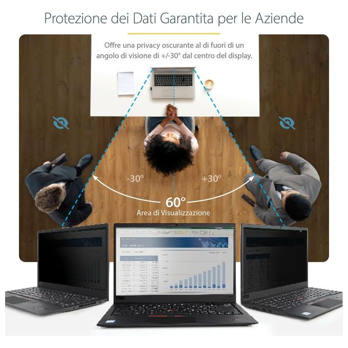 StarTech.com Filtro Privacy per Laptop da 14
